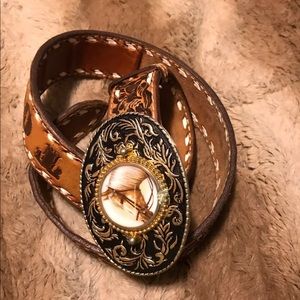 A vintage boys western belt